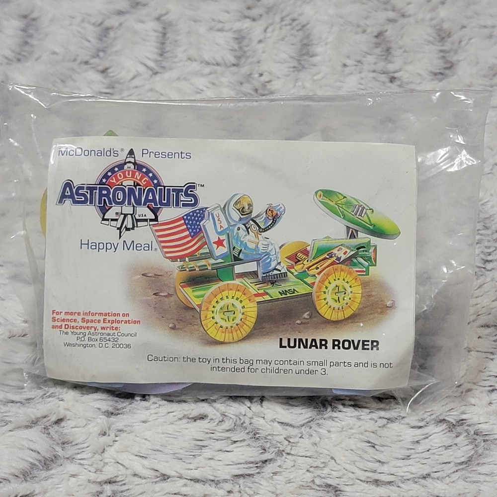 Young Astronauts Lunar Rover McDonald's Happy Meal Toy - Vintage - New